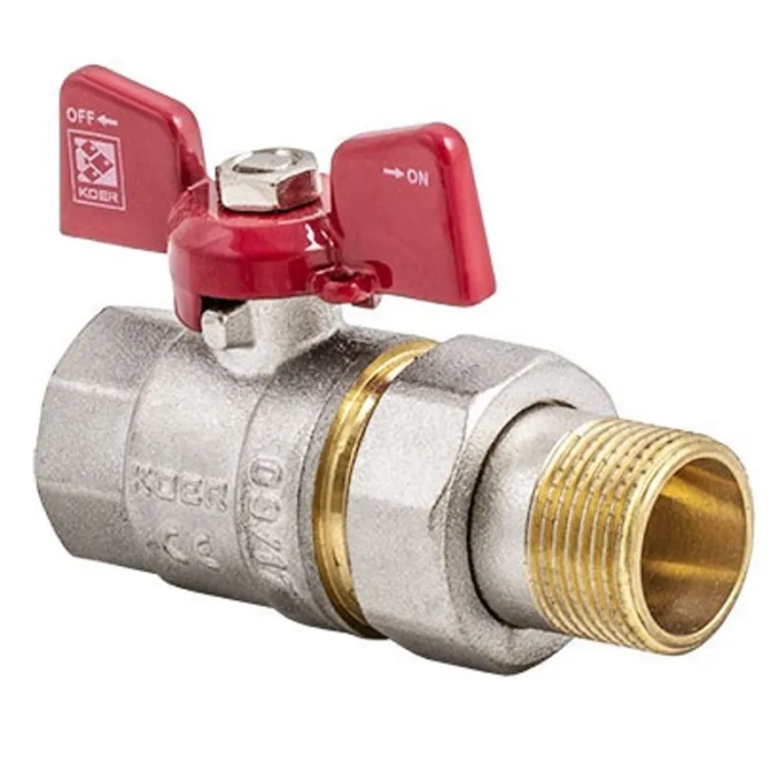 Кран з американкою 3/4" (Koer KR.227) (KR0017) Кран з американкою 3/4" (Koer KR.227) (KR0017)