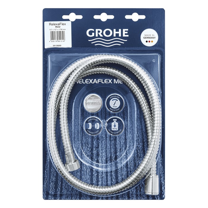 Душовий шланг 1750 Grohe Relexaflex Metal (28139000) Душовий шланг 1750 Grohe Relexaflex Metal (28139000)