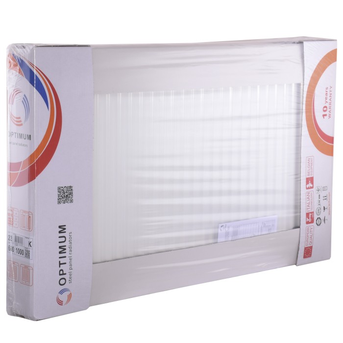 Радіатор сталевий 22/600х1200 бок OPTIMUM Радіатор сталевий 22/600х1200 бок OPTIMUM