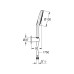 Душовий набір з тримачем, 3 режими струменю Grohe Rainshower SmartActive (26581000)