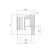 Муфта PPR Thermo Alliance 25х1/2" ВР