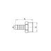 Штуцер для приєднання шланга Koer KF.U06M-16 - 1/2"x16mm M (KR3350)