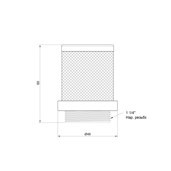 Сітка зворотного клапана Thermo Alliance Standart 1 1/4 SD245W32 Сітка зворотного клапана Thermo Alliance Standart 1 1/4 SD245W32