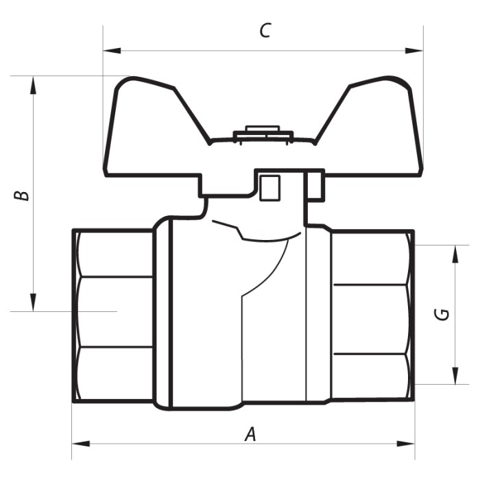 Кран кульовий 3/4" ГГМ (NF.711) Nolf (NF2943) Кран кульовий 3/4" ГГМ (NF.711) Nolf (NF2943)