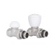 Комплект радіаторних кранів Thermo Alliance Standart 1/2" ВН прямий TAS230W15