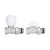 Комплект радіаторних кранів Thermo Alliance Standart 1/2" ВН прямий TAS230W15