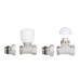 Комплект радіаторних кранів Thermo Alliance Standart 1/2" ВН прямий TAS230W15