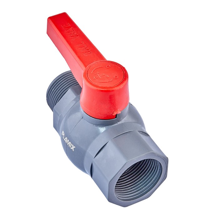 Кран кульовий Plamix PVM-1 1/4" FM PVC (PM0622) Кран кульовий Plamix PVM-1 1/4" FM PVC (PM0622)