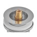 Донний клапан для раковини Zerix BV-04 1 1/4''  універсальний (з/без перел) СLICK-СLACK (Колір хром) (ZX6021)