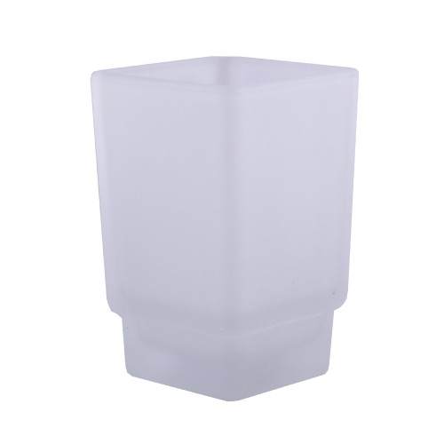 СТАКАН матовий квадратний GLASS 0021A для TKB, SQ ,BQ