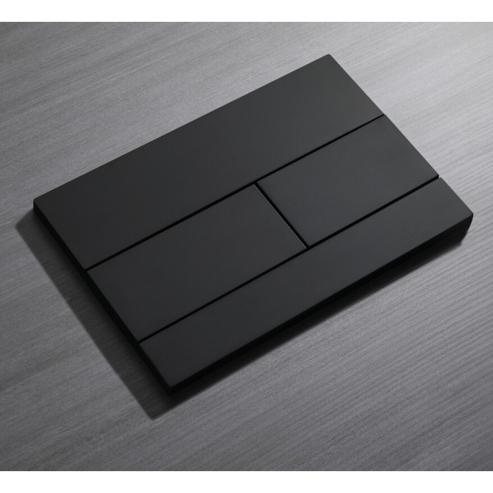 Панель змиву Koer KT-0603-05 240x160x10mm пластикова, кнопка лінійна (колір чорний матовий) (KR5320) Панель змиву Koer KT-0603-05 240x160x10mm пластикова, кнопка лінійна (колір чорний матовий) (KR5320)