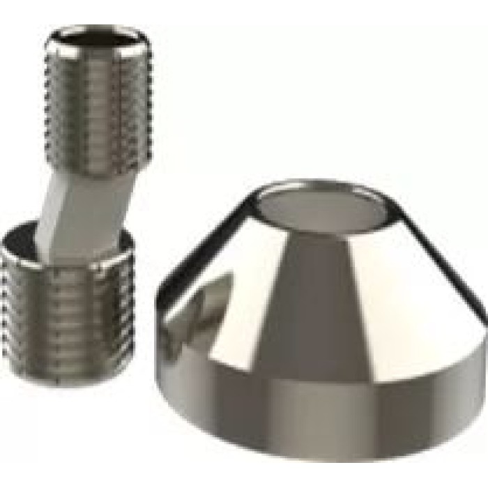 Ексцентрик з декоративною чашею 3/4"х1/2" хром V&G {24} Ексцентрик з декоративною чашею 3/4"х1/2" хром V&G {24}