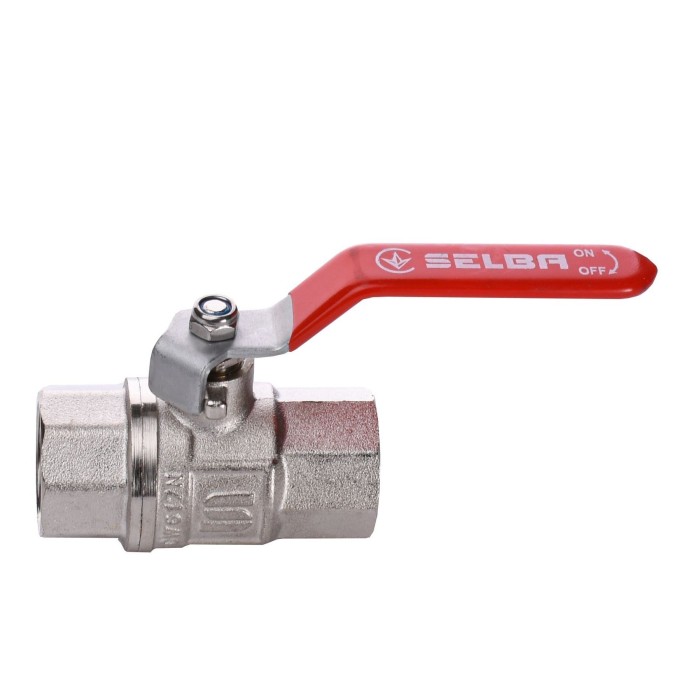Кран кульовий прямий SELBA 3/4″ ВВ КР SL1506 Кран кульовий прямий SELBA 3/4″ ВВ КР SL1506