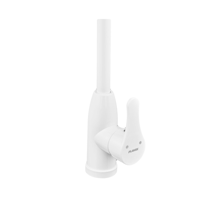 Змішувач для кухні Plamix Diego-011-B White (без підведення) (PM0658) Змішувач для кухні Plamix Diego-011-B White (без підведення) (PM0658)