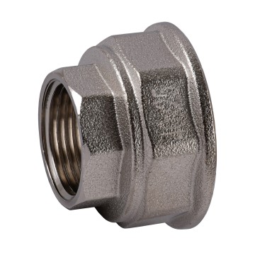 Муфта редукційна  1 1/4″х1″ВВ нікельована восьмигранна NM651O OPTIMUM