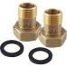 Комплект штуцерів 3/4″Вх1/2″З латунний LR433L OPTIMUM