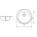 Мийка кухонна Zerix ZS-510R-14 Чорний металік (ZX4538)