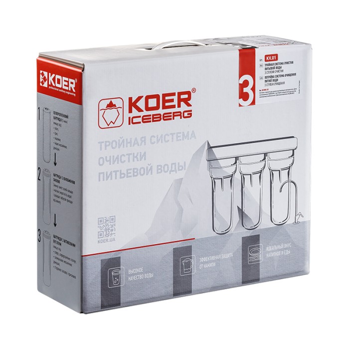 Система очищення питної води KOER KV.01 ICEBERG (KR3142) Система очищення питної води KOER KV.01 ICEBERG (KR3142)