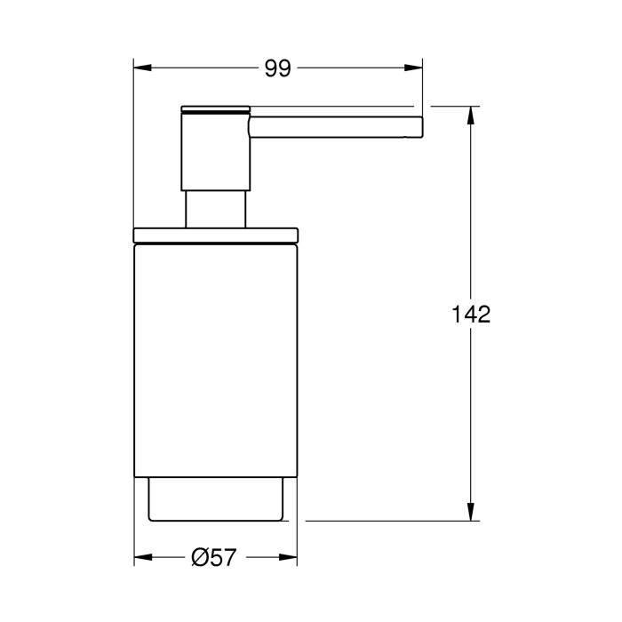 Дозатор рідкого мила Grohe Selection (41028000) Дозатор рідкого мила Grohe Selection (41028000)