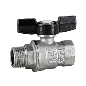 Кран кульовий Officine Rigamonti Aurea PN28 1" вн.-зов., метелик (1115.025)