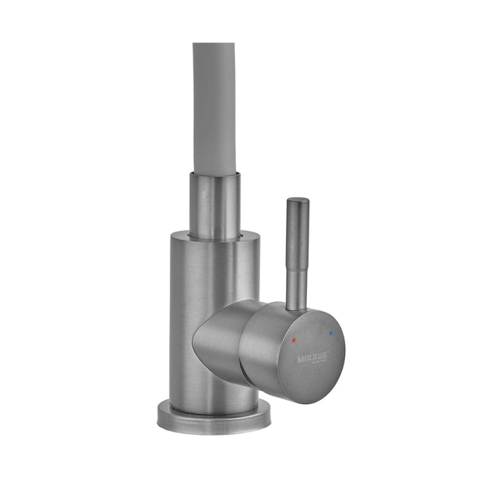 Змішувач для кухні MIXXUS SEO-011 GRAPHITE REFL.GRAY з силіконовим виливом з нерж.сталі SUS304, колір графіт (MI8225) Змішувач для кухні MIXXUS SEO-011 GRAPHITE REFL.GRAY з силіконовим виливом з нерж.сталі SUS304, колір графіт (MI8225)
