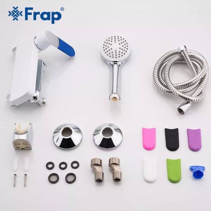 Змішувач для ванни Frap F3234, білий/хром Змішувач для ванни Frap F3234, білий/хром