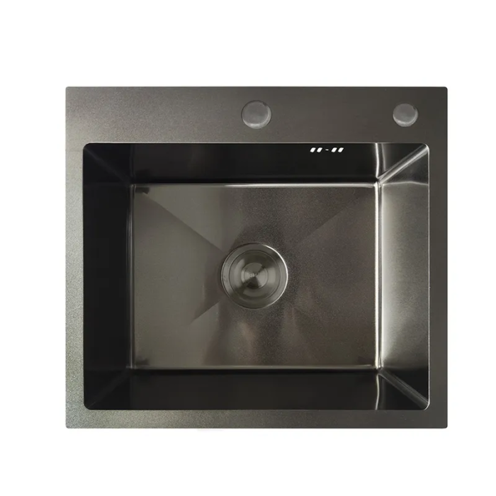 Мийка MIXXUS MH5045 GRAPHITE (MH5045 NANO-BLACK) (3.0/0.8) з нерж. сталі (колір графіт) (MX1926) Мийка MIXXUS MH5045 GRAPHITE (MH5045 NANO-BLACK) (3.0/0.8) з нерж. сталі (колір графіт) (MX1926)
