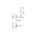 Тримач для запасного рулону туалетного паперу Grohe Essentials Cube New (40623001)