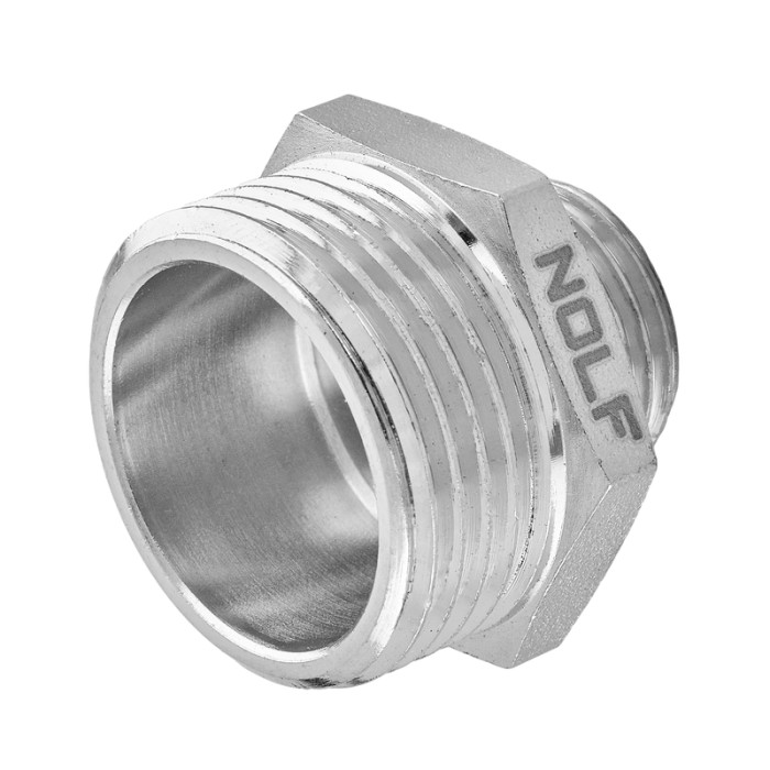 Ніпель редукційний Nolf NFC.N0810-N-1"x3/4'' нікельований (NF3085) Ніпель редукційний Nolf NFC.N0810-N-1"x3/4'' нікельований (NF3085)