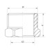 Футорка 3/4"x2" Koer KF.F0820 (KF0088)