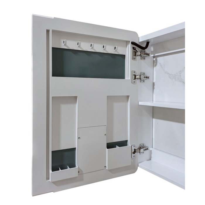 Дзеркальна шафка Mixxus Premium Olivary CM01-80x70x13 з LED Touch, димером, регулятором яскравості (MI8296) Дзеркальна шафка Mixxus Premium Olivary CM01-80x70x13 з LED Touch, димером, регулятором яскравості (MI8296)