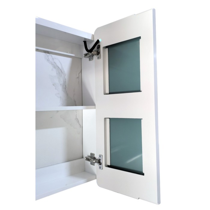 Дзеркальна шафка Mixxus Premium Olivary CM01-80x70x13 з LED Touch, димером, регулятором яскравості (MI8296) Дзеркальна шафка Mixxus Premium Olivary CM01-80x70x13 з LED Touch, димером, регулятором яскравості (MI8296)