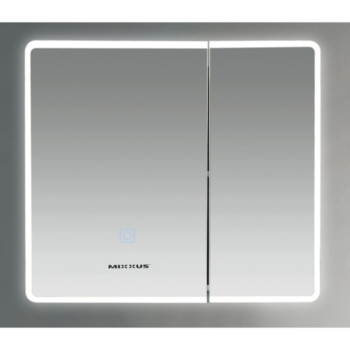 Дзеркальна шафка Mixxus Premium Olivary CM01-80x70x13 з LED Touch, димером, регулятором яскравості (MI8296) Дзеркальна шафка Mixxus Premium Olivary CM01-80x70x13 з LED Touch, димером, регулятором яскравості (MI8296)