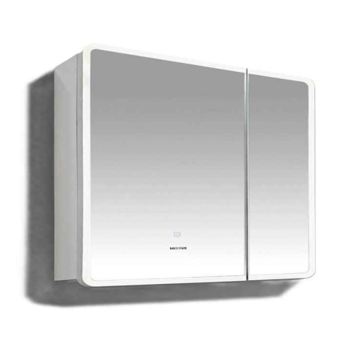 Дзеркальна шафка Mixxus Premium Olivary CM01-80x70x13 з LED Touch, димером, регулятором яскравості (MI8296) Дзеркальна шафка Mixxus Premium Olivary CM01-80x70x13 з LED Touch, димером, регулятором яскравості (MI8296)