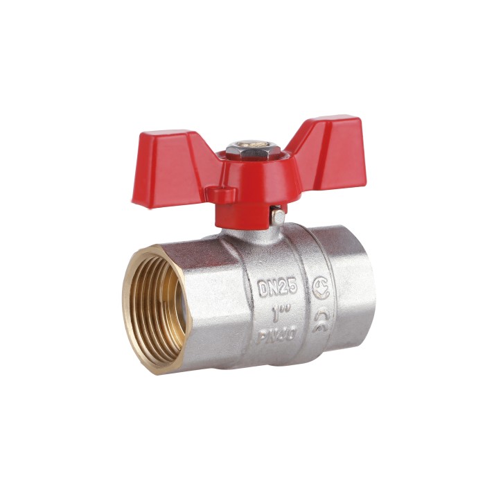 Кран кульовий Thermo Alliance Standart 1" ВР для води (метелик) SD602NW25PN40 Кран кульовий Thermo Alliance Standart 1" ВР для води (метелик) SD602NW25PN40