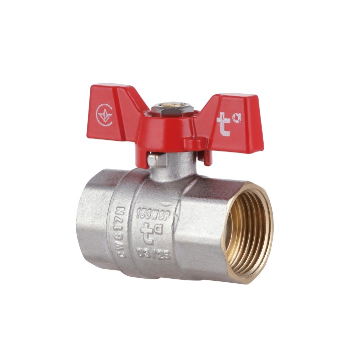 Кран кульовий Thermo Alliance Standart 1" ВР для води (метелик) SD602NW25PN40 Кран кульовий Thermo Alliance Standart 1" ВР для води (метелик) SD602NW25PN40
