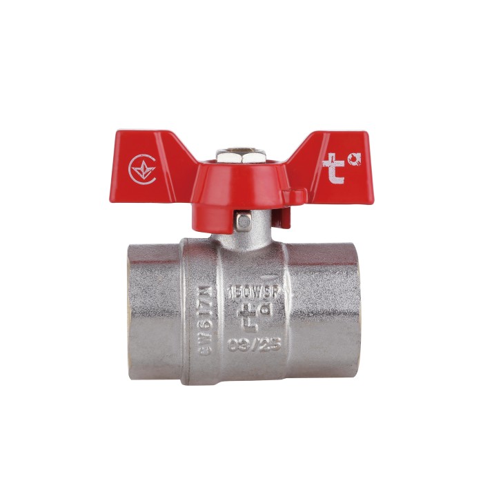 Кран кульовий Thermo Alliance Standart 1" ВР для води (метелик) SD602NW25PN40 Кран кульовий Thermo Alliance Standart 1" ВР для води (метелик) SD602NW25PN40