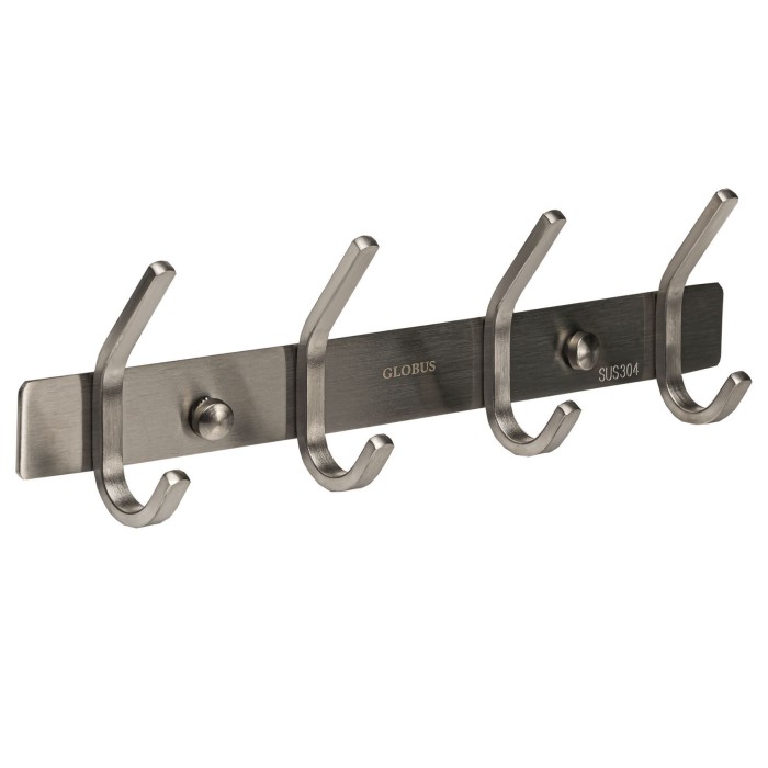 Планка з гачками Globus Lux SQ 9435-4 SUS304 Планка з гачками Globus Lux SQ 9435-4 SUS304