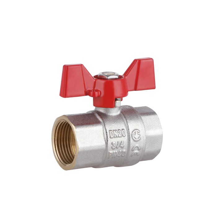 Кран кульовий Thermo Alliance Standart 3/4" ВР для води (метелик) SD602NW20PN40 Кран кульовий Thermo Alliance Standart 3/4" ВР для води (метелик) SD602NW20PN40