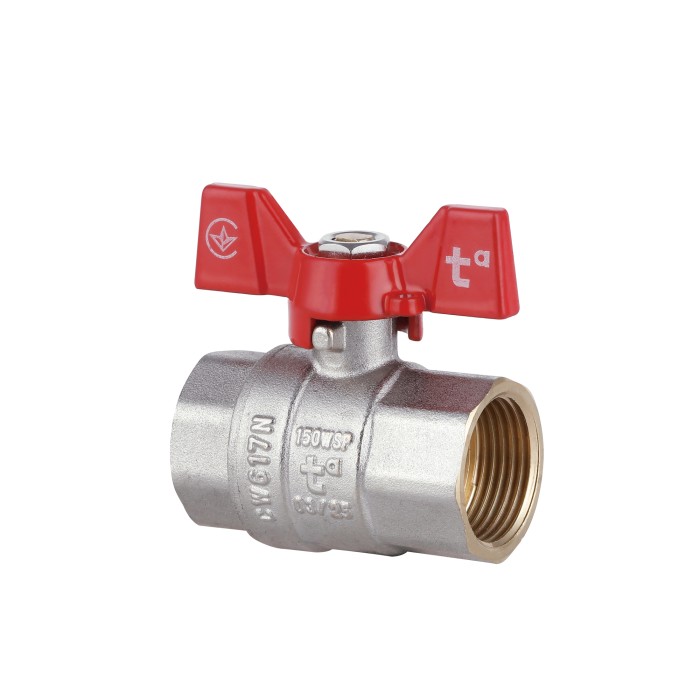 Кран кульовий Thermo Alliance Standart 3/4" ВР для води (метелик) SD602NW20PN40 Кран кульовий Thermo Alliance Standart 3/4" ВР для води (метелик) SD602NW20PN40