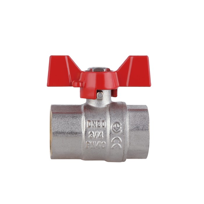 Кран кульовий Thermo Alliance Standart 3/4" ВР для води (метелик) SD602NW20PN40 Кран кульовий Thermo Alliance Standart 3/4" ВР для води (метелик) SD602NW20PN40