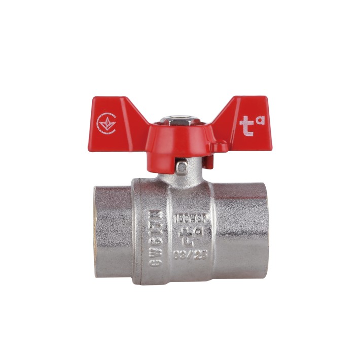 Кран кульовий Thermo Alliance Standart 3/4" ВР для води (метелик) SD602NW20PN40 Кран кульовий Thermo Alliance Standart 3/4" ВР для води (метелик) SD602NW20PN40
