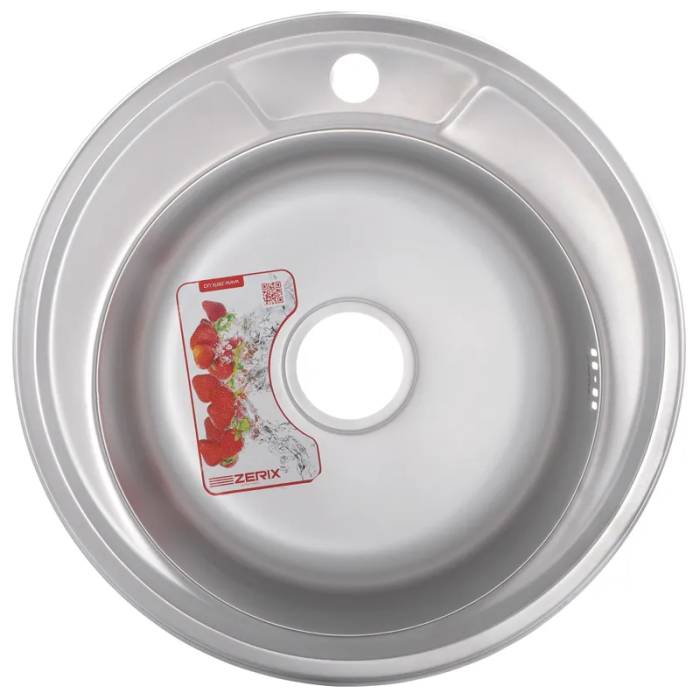 Мийка кухонна Zerix Z490-06-170MD (micro decor) (ZS0556) Мийка кухонна Zerix Z490-06-170MD (micro decor) (ZS0556)