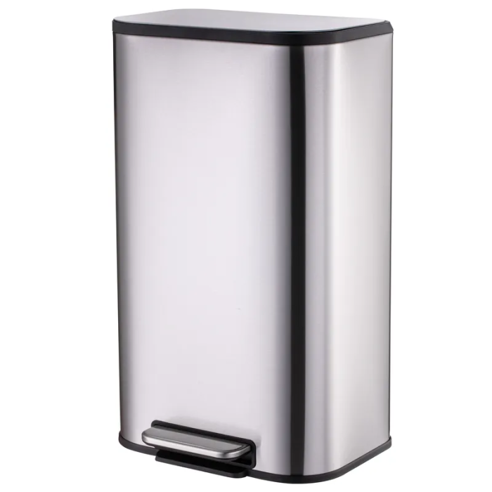 Відро для сміття з плавним закриттям прямокутне Mixxus Cubic-TC0112 SS Color 12л колір нержавійка (MI7089) Відро для сміття з плавним закриттям прямокутне Mixxus Cubic-TC0112 SS Color 12л колір нержавійка (MI7089)