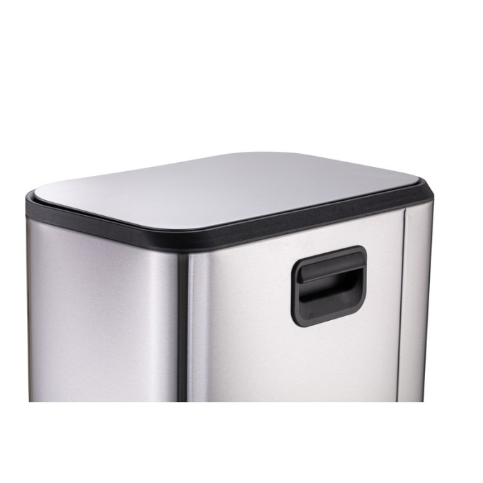 Відро для сміття з плавним закриттям прямокутне Mixxus Cubic-TC0112 SS Color 12л колір нержавійка (MI7089) Відро для сміття з плавним закриттям прямокутне Mixxus Cubic-TC0112 SS Color 12л колір нержавійка (MI7089)