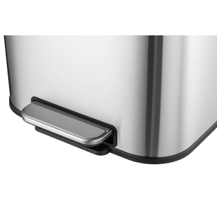 Відро для сміття з плавним закриттям прямокутне Mixxus Cubic-TC0112 SS Color 12л колір нержавійка (MI7089) Відро для сміття з плавним закриттям прямокутне Mixxus Cubic-TC0112 SS Color 12л колір нержавійка (MI7089)