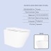 Готове рішення Qtap для ванної кімнати: підвісний унітаз Swan Ultra Quiet 520x360x320 + комплект інсталяції Nest 4 в 1 (лінійна клавіша Matt Black)