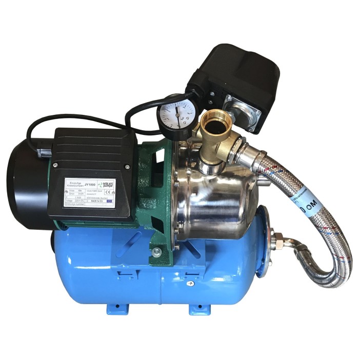 Насосна станція VOLKS pumpe JY1000-24 1,1кВт нержавійка (складена) на гребінці Насосна станція VOLKS pumpe JY1000-24 1,1кВт нержавійка (складена) на гребінці