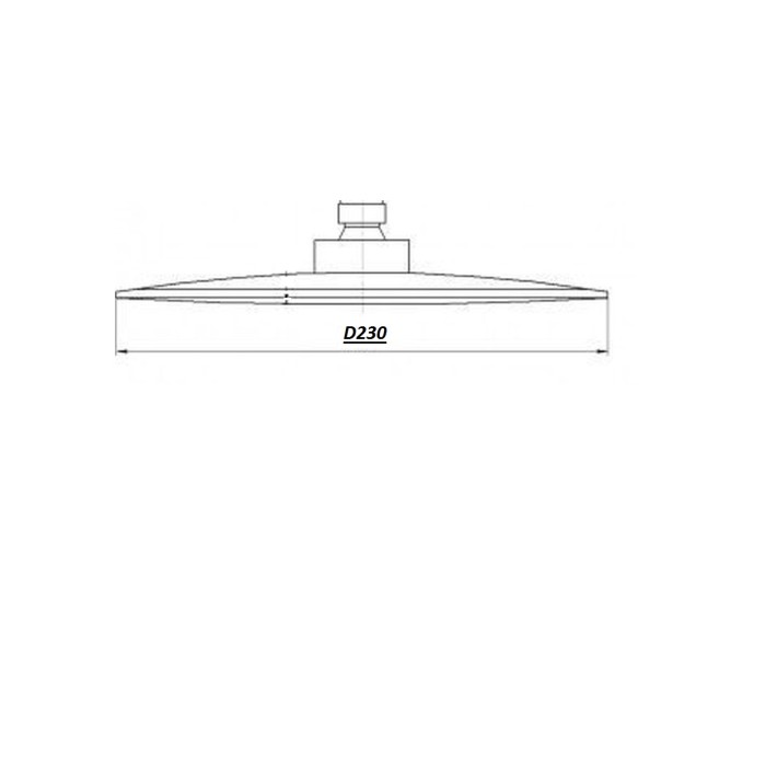 Душова лійка TPB-230 Тропик BARTS, хром D-230мм , TOPAZ Душова лійка TPB-230 Тропик BARTS, хром D-230мм , TOPAZ