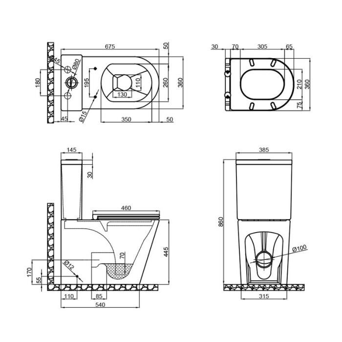 Бачок до унітазу-компакту Mixxus Premium Bevel-0402-R Tank 670х390х880 зі зливною арматурою (MI8327) Бачок до унітазу-компакту Mixxus Premium Bevel-0402-R Tank 670х390х880 зі зливною арматурою (MI8327)